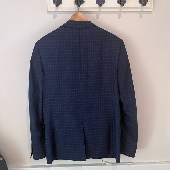 Blazer Blue Checkered from Zara - Picture 6 of 8